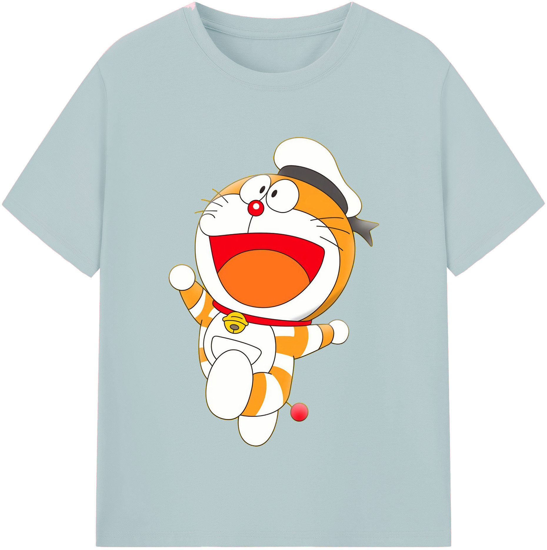 （画像用） ドラえもん Doraemon 綿100％半袖Tシャツ（フロントプリント）